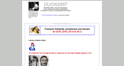 Desktop Screenshot of dijon2007.info